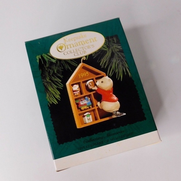 HALLMARK 1995 Keepsake Ornament Collector’s Club Christmas Collecting Memories - Picture 9 of 14